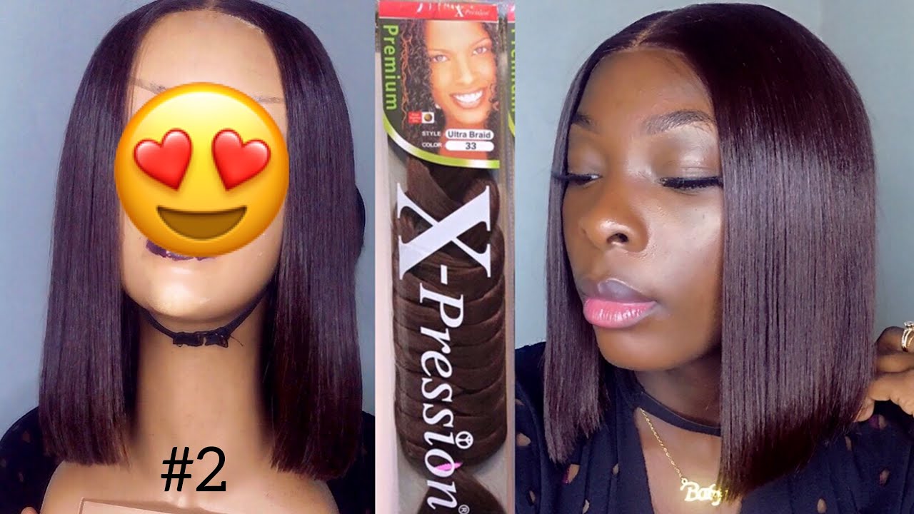 DIY: PERRUQUE CARRÉE AVEC DES MÈCHES XPRESSION~#2