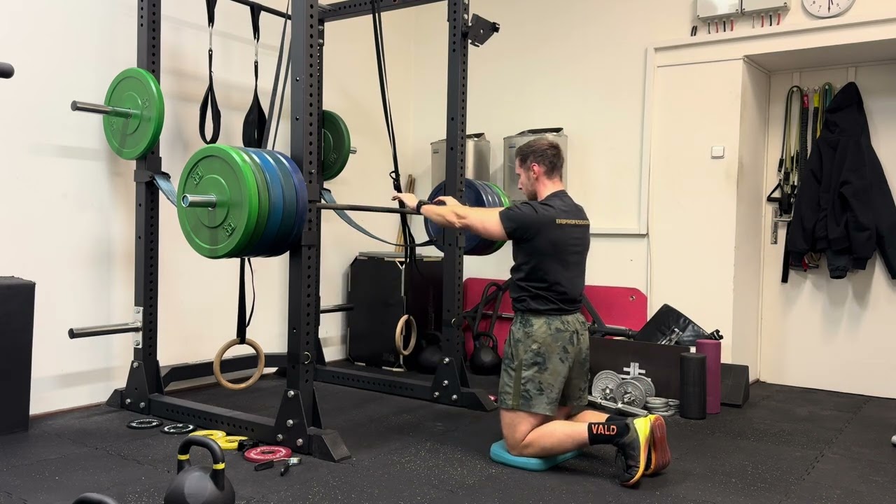 Fall out (kneeling/T-spine extension)