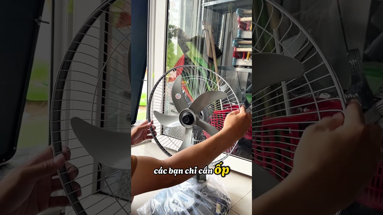 Hướng dẫn c&aacute;ch lắp quạt m&aacute;y Nantifan #huongdanlapquatmay #huongdanlapdat  #quatmay #quatdien