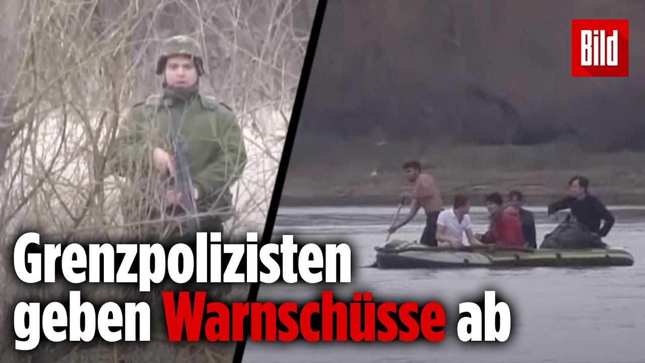 Warnsch&uuml;sse gegen Fl&uuml;chtlinge an t&uuml;rkisch-griechischer Grenze