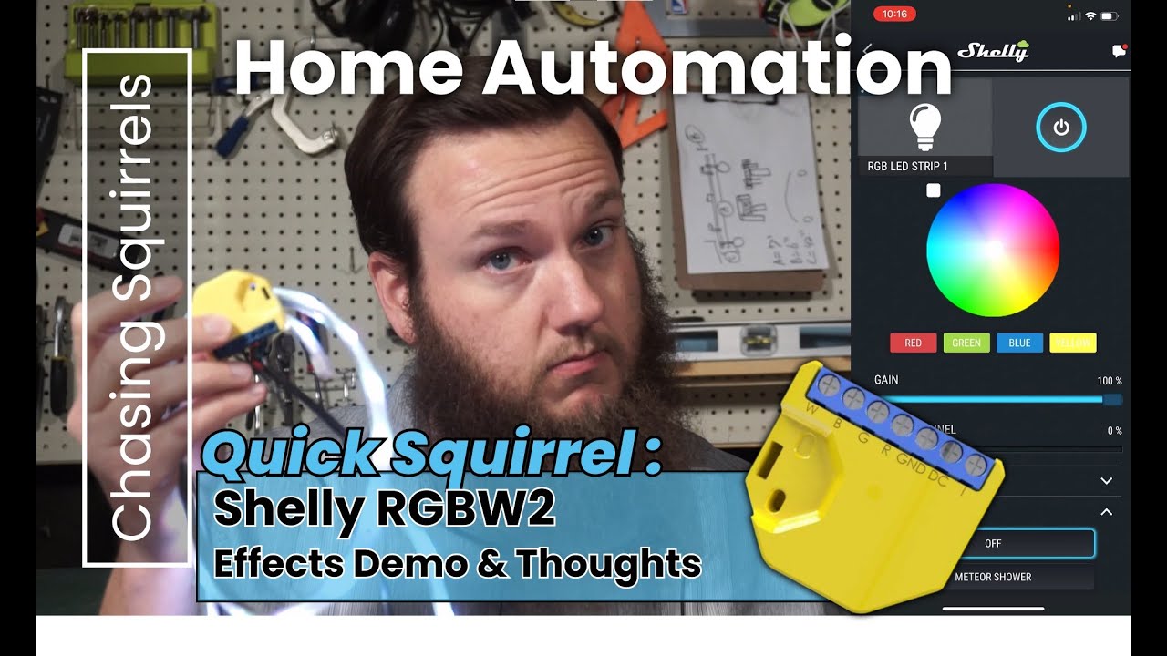 Shelly RGBW2 Effect Demos and thoughts