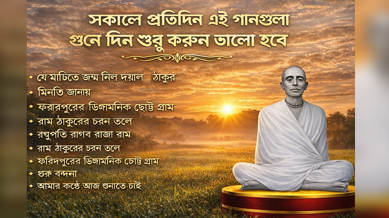 সকালে প্রতিদিন এই গানগুলো শুনে দিন শুরু করুন | ram thakur ke gane | ram thakur song _ram thakur bani