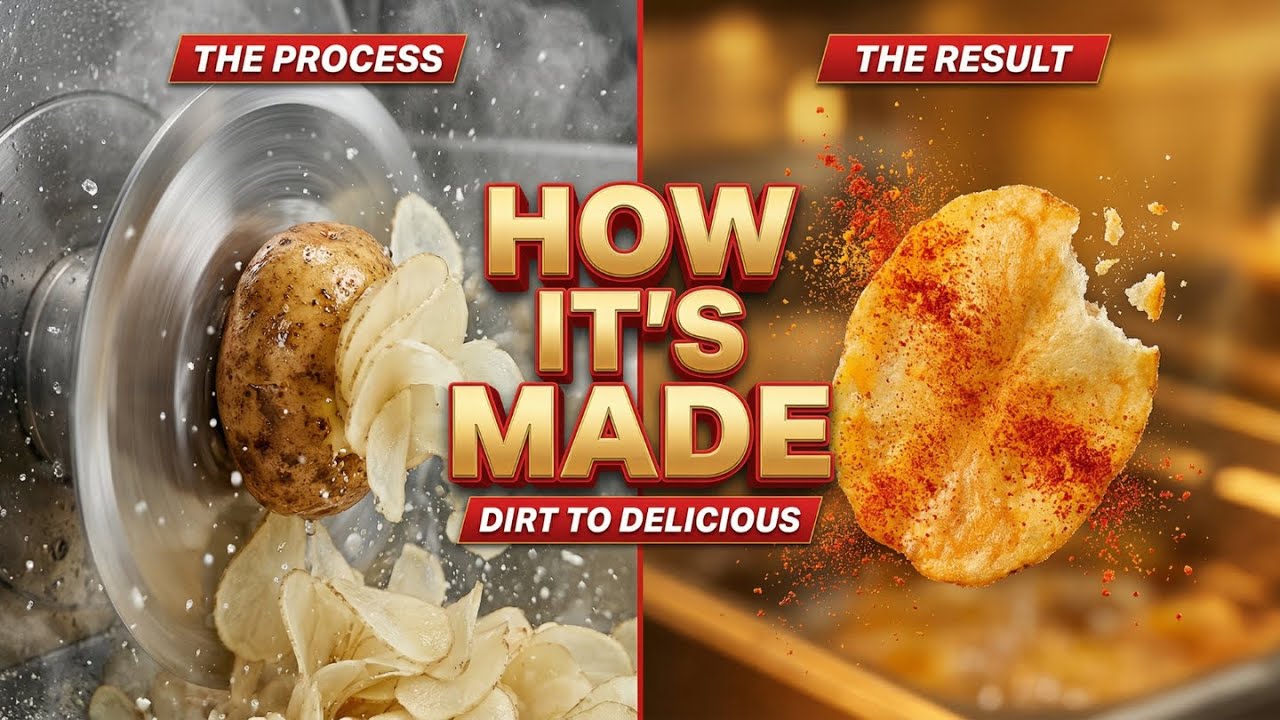 Inside the Potato Chip Factory | Why Bags Are Half Air (ASMR)