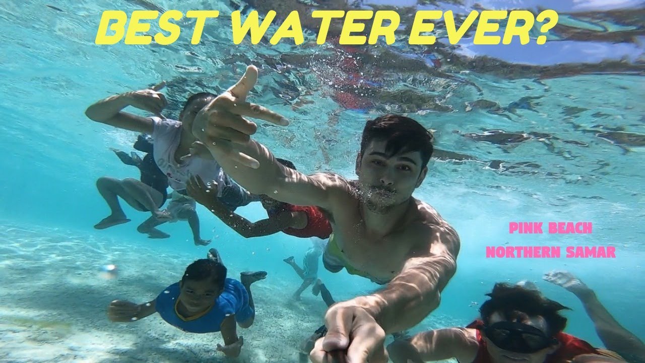 Philippines PINK BEACH With The BEST Turquoise Water! | FIGHTER BOYS Samar