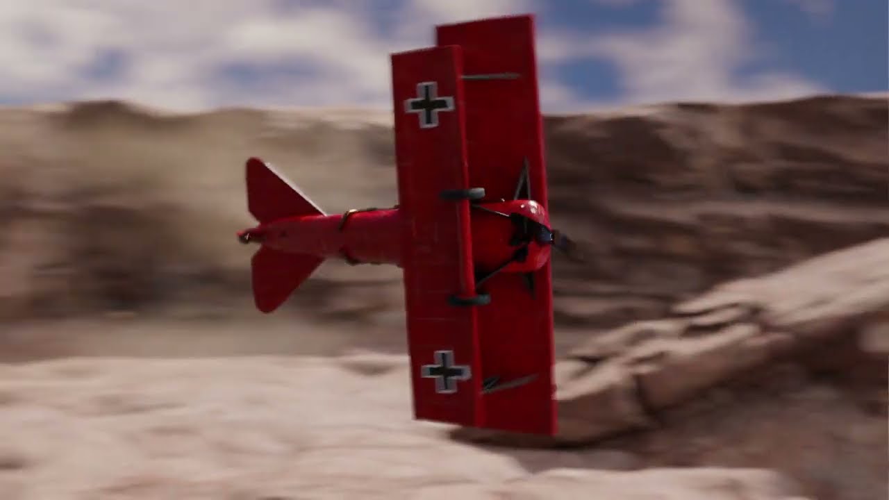 Avi&atilde;o feito e animado no Blender