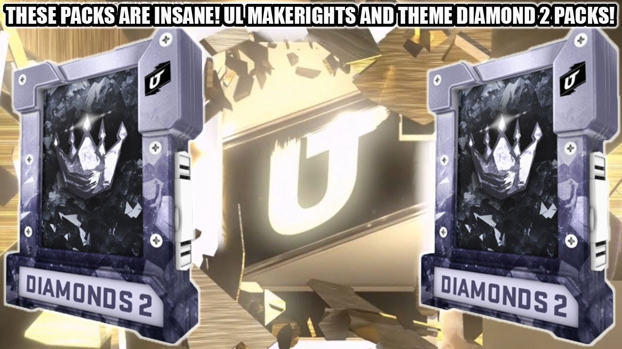 THESE PACKS ARE INSANE! ULTIMATE LEGEND MAKERIGHTS AND THEME DIAMOND 2 PACKS! | MADDEN 20