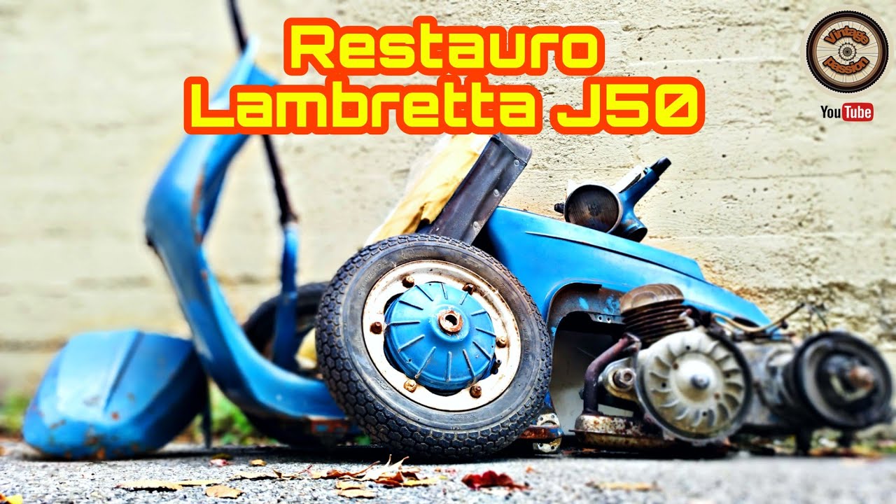 Restauro Totale Lambretta J50 - Smontare il motore - Part 1