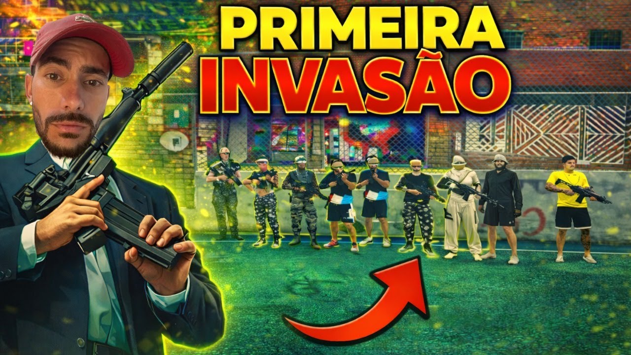 TROPA DO RAUL || FIZEMOS A PRIMEIRA INVASÃO COM A FAVELA || GTA RP - 1º Video do CANAL!