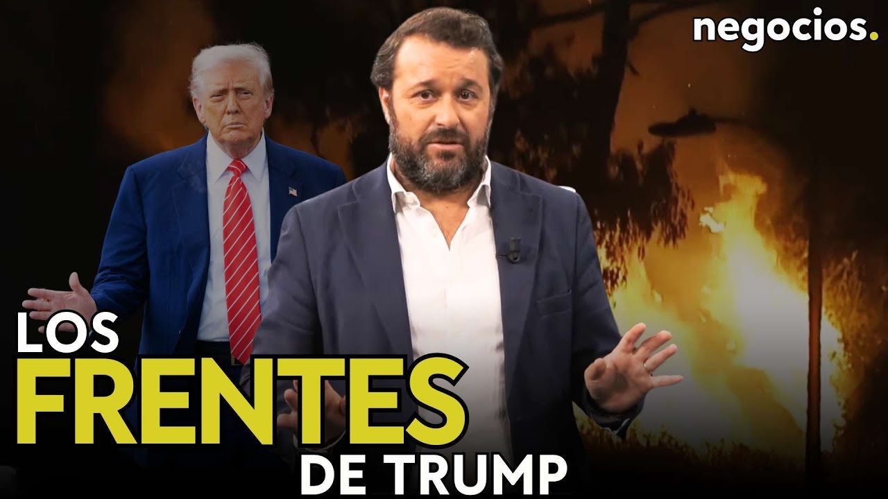 Lío total para Trump: tensión en Los Ángeles, la acusación de la izquierda y amenaza de impeachment