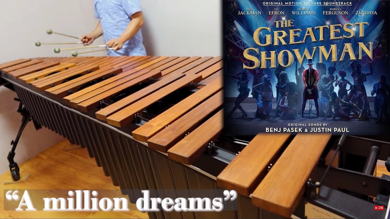 ⭐️ The Greatest Showman - A Million Dreams ⭐️(Marimba cover)