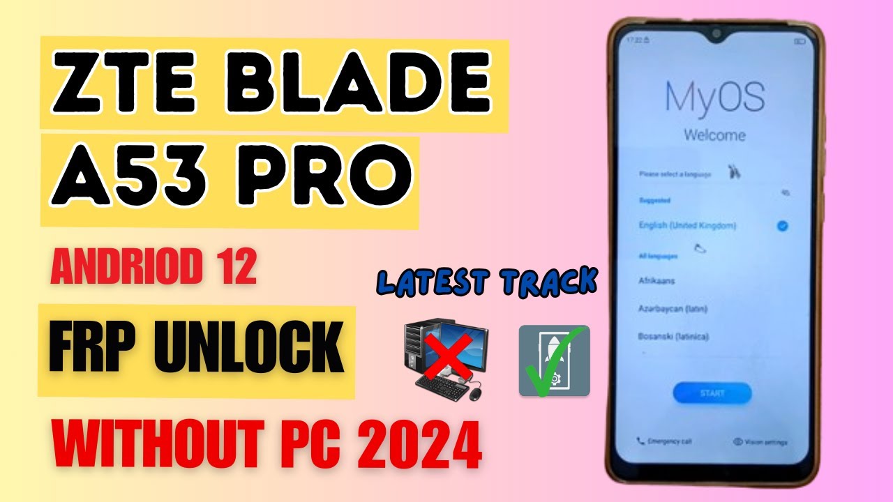 ZTE Blade A53 Pro Frp bypass latest security || ZTE Blade A53 Pro Google Account Remove
