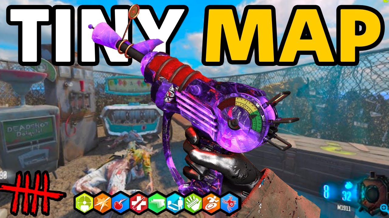 FAILING HARD on The WORLDS SMALLEST ZOMBIE MAP