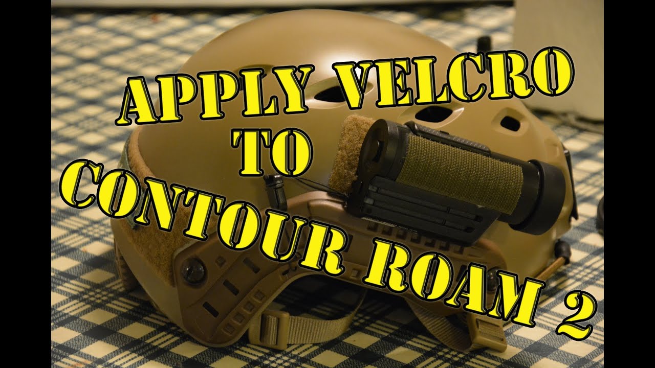 Applying Velcro to Contour ROAM 2