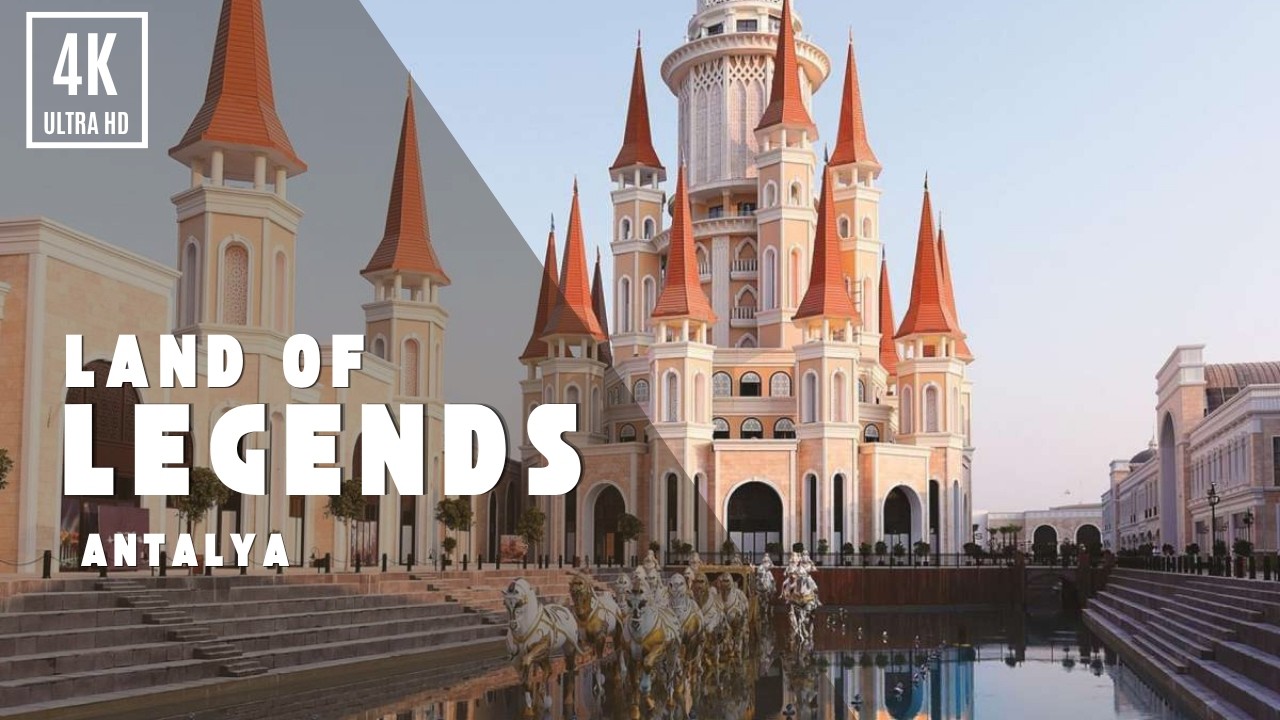City Walking 4K / Land Of Legends / Antalya / Turkey