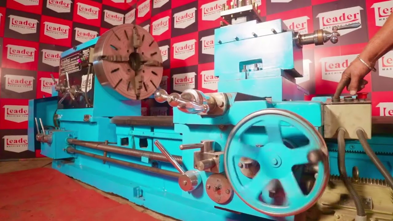 HEAVY DUTY LATHE MACHINE &ndash; Live Workshop Demo by Leader Machine Tools