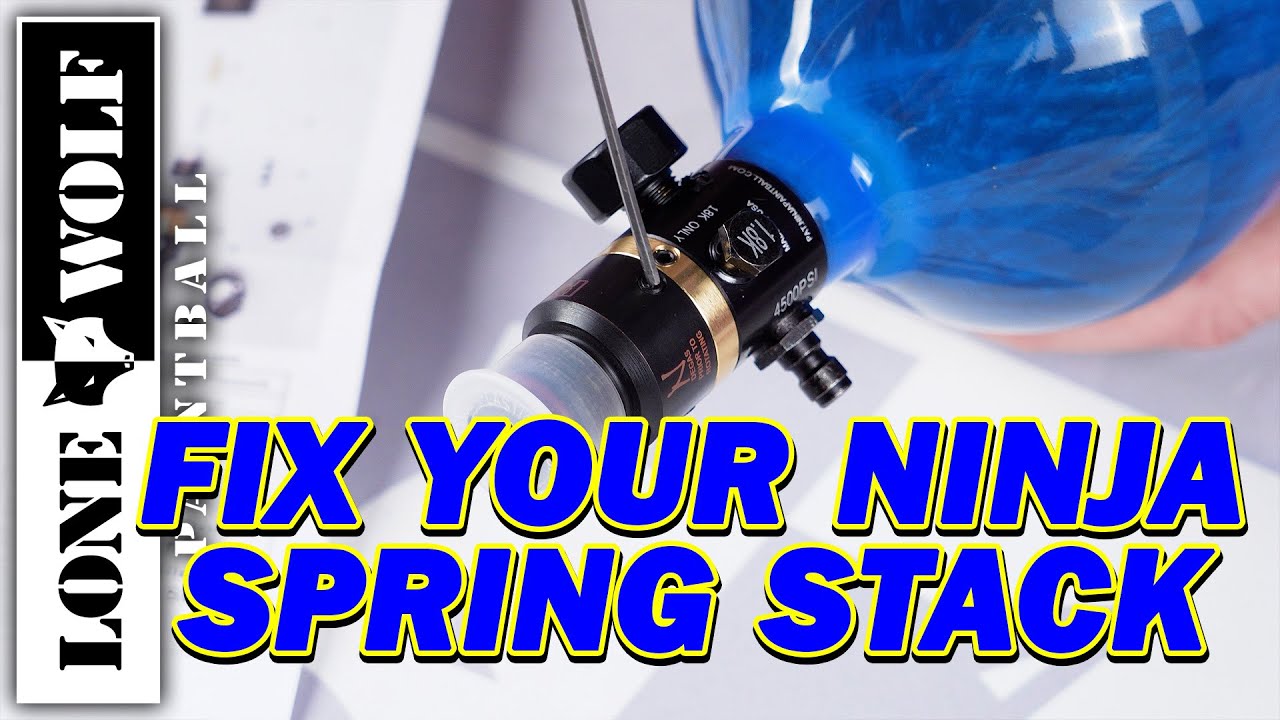 How to Fix your Ninja Regulator Spring Stack | Lone Wolf Paintball