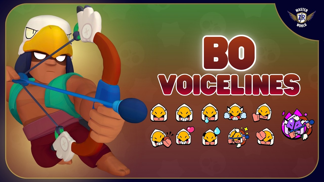 Все голосовые реплики Бо | Brawl Stars