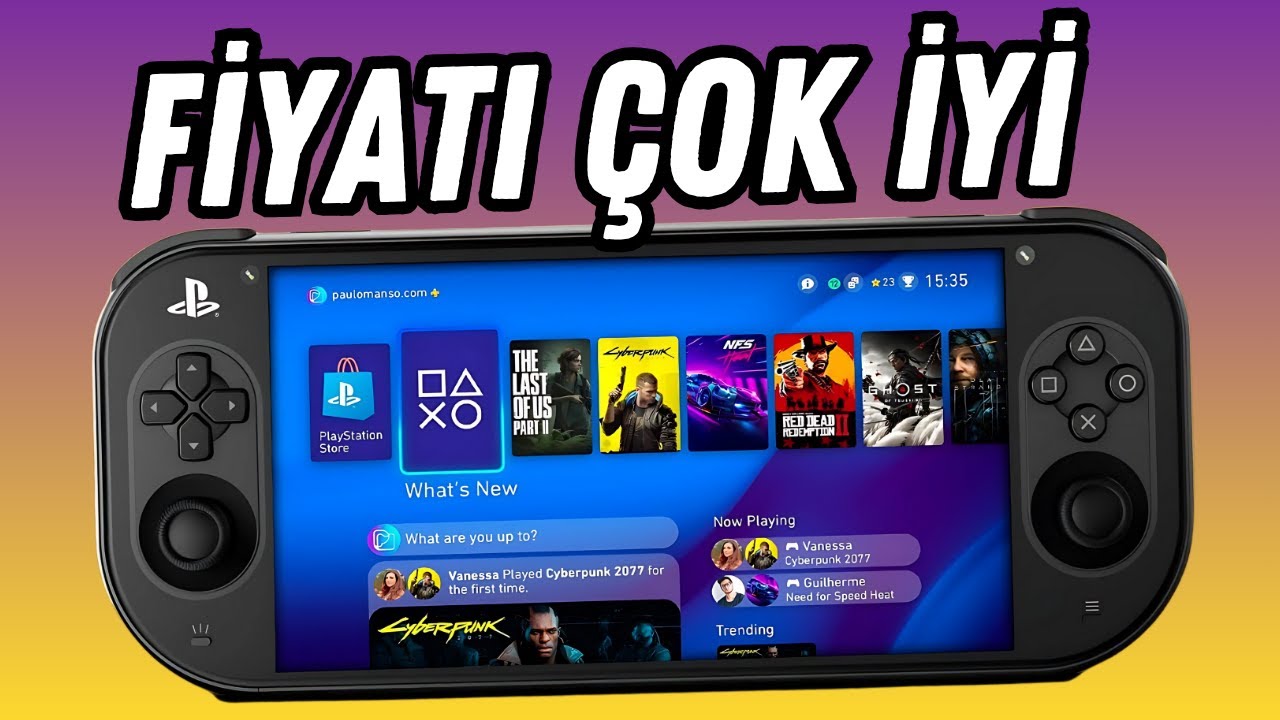 PLAYSTATION'IN YENİ EL KONSOLU SIZDIRILDI! Fiyatı Çok iyi!