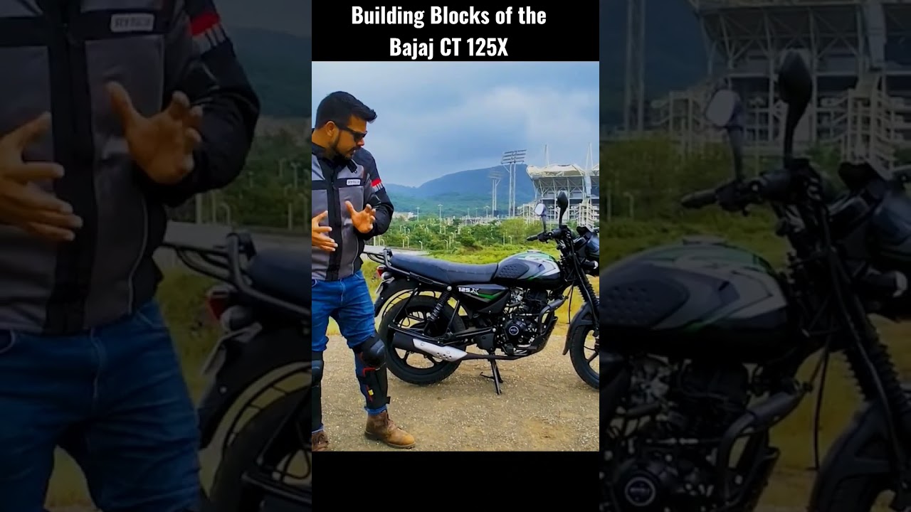 The Bajaj CT 125X is built with some solid components.