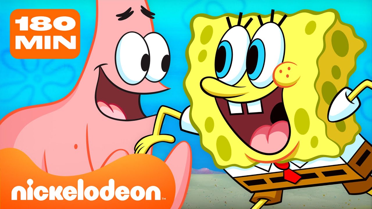 سبونج بوب وباتريك أصدقاء العمر لمدة ١٨٠ دقيقة متواصلة | سبونج بوب | Nickelodeon Arabia