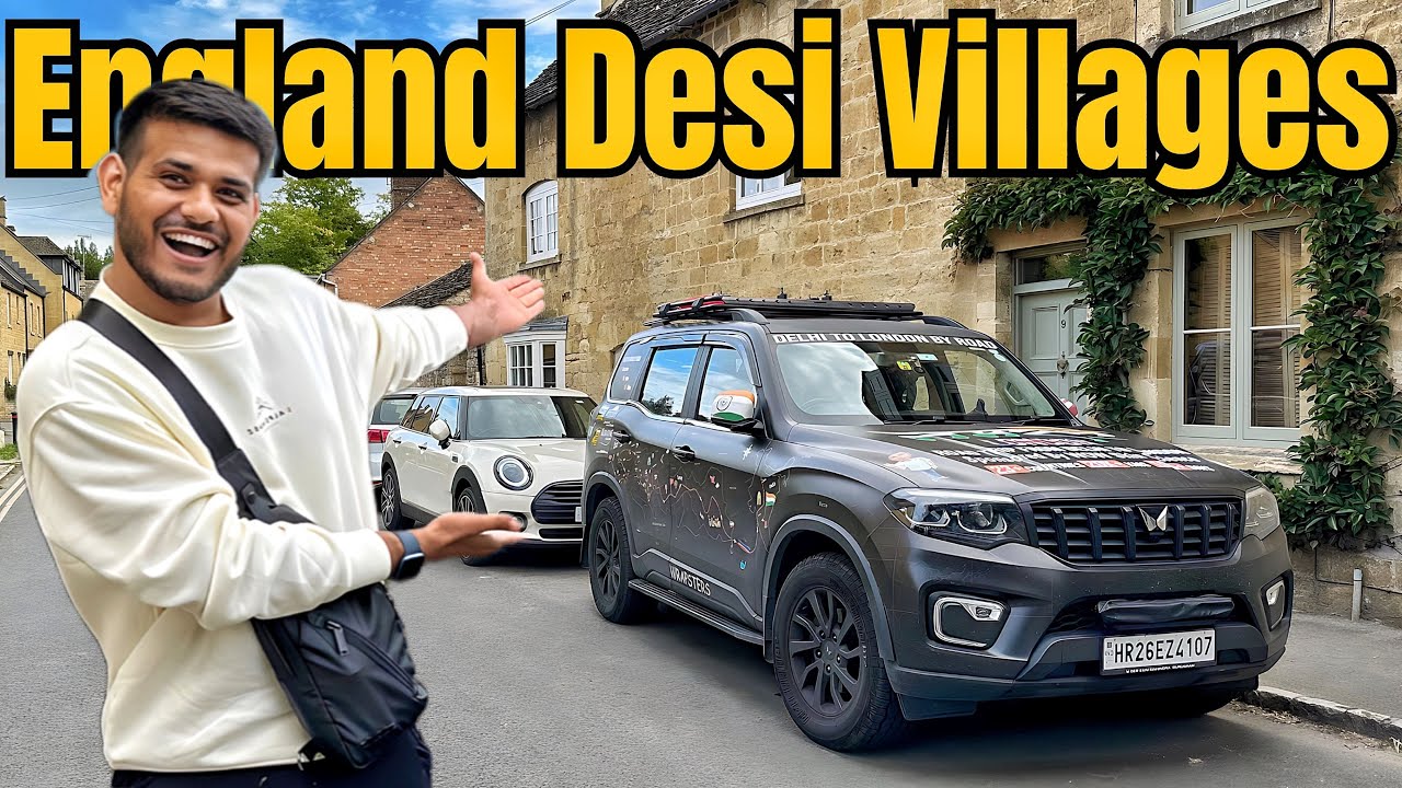 Scorpio-N Ko Leke England Ke Desi Gaon Mein aagye 😳 |Delhi To London By Road| #EP-91