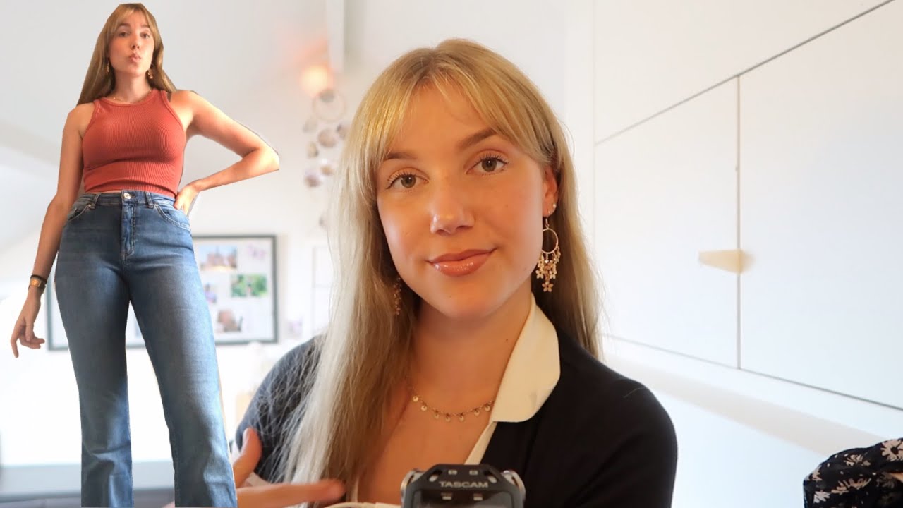 ASMR ♥︎ Try-On Clothing Haul ~ Ear To Ear Whispering