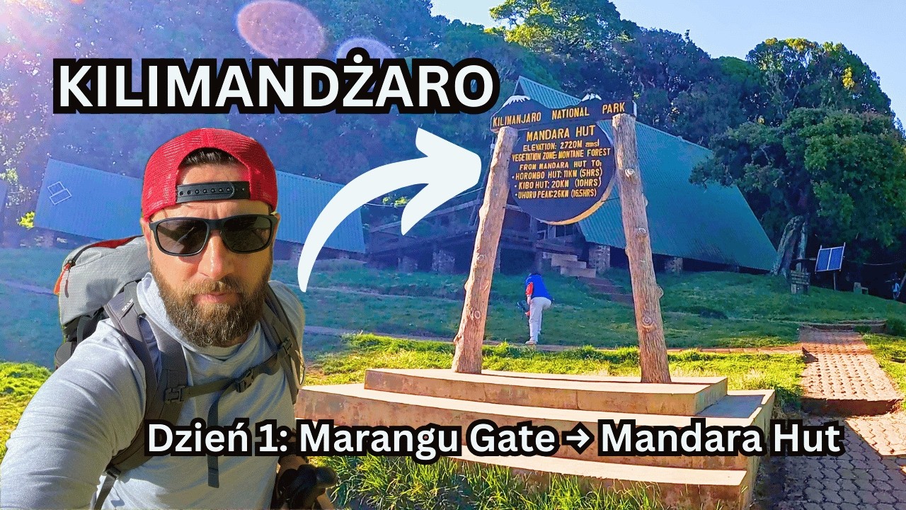 Kilimandżaro dzień pierwszy !!! - Trekking przez las deszczowy