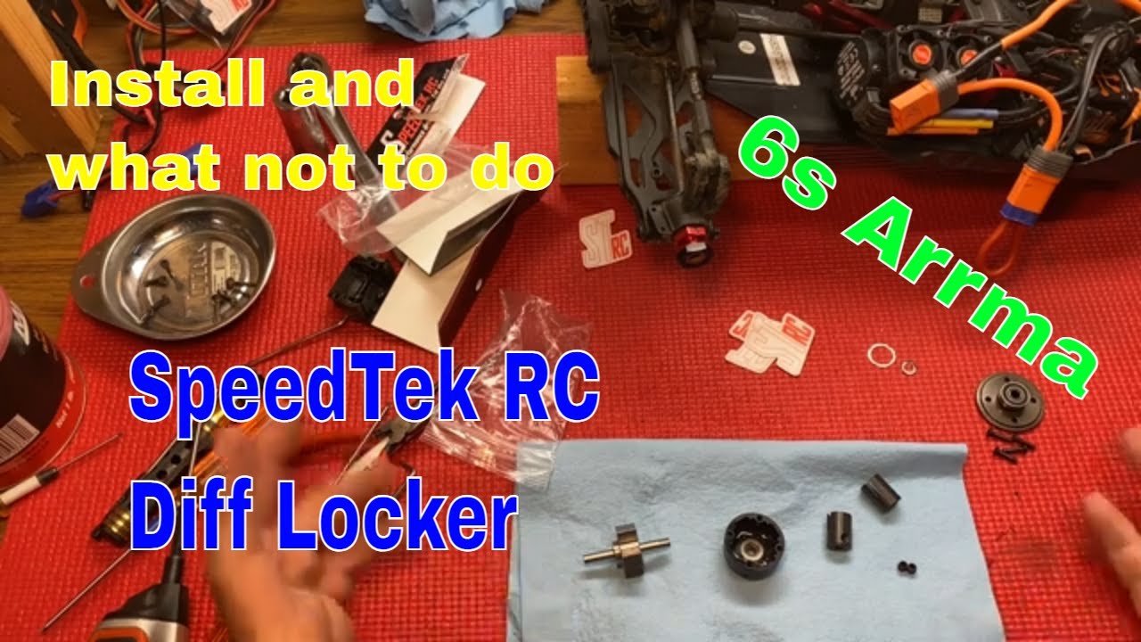SpeedTek RC Diff Locker Install in my Arrma Typhon 6S