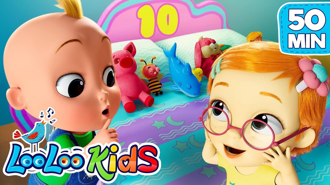 Ten in a Bed 🛏️ - S1EP16 - Fun and Play MIX - LooLoo Kids Songs for Kids