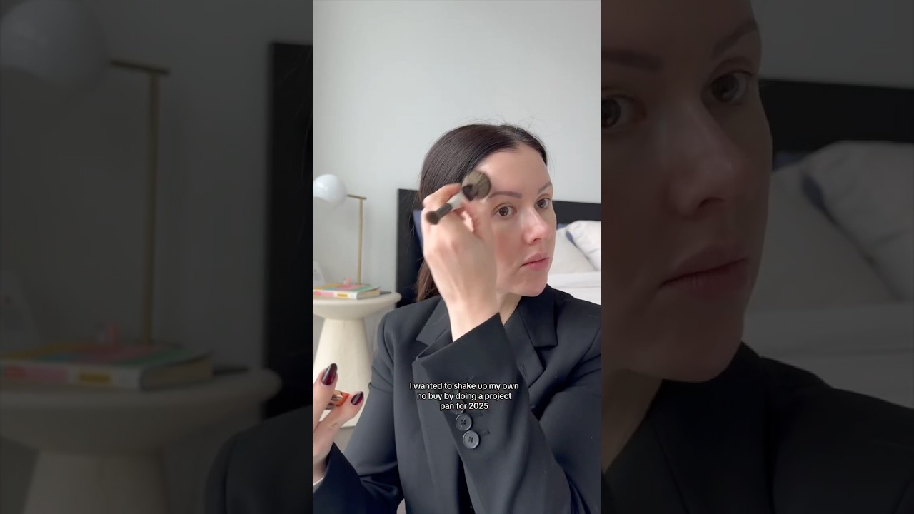 Im not buying any makeup in 2025 #projectpan #underconsumption