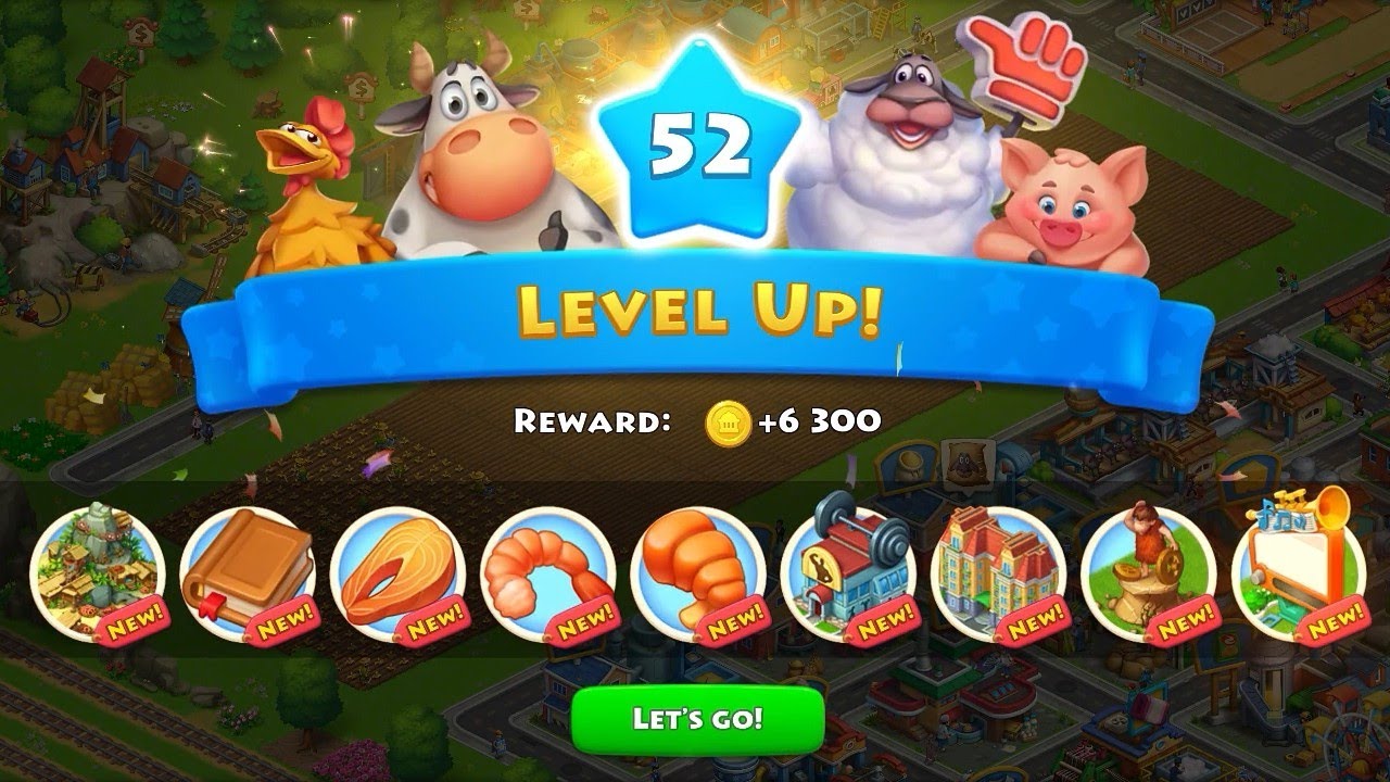 Township level 52 Gameplay