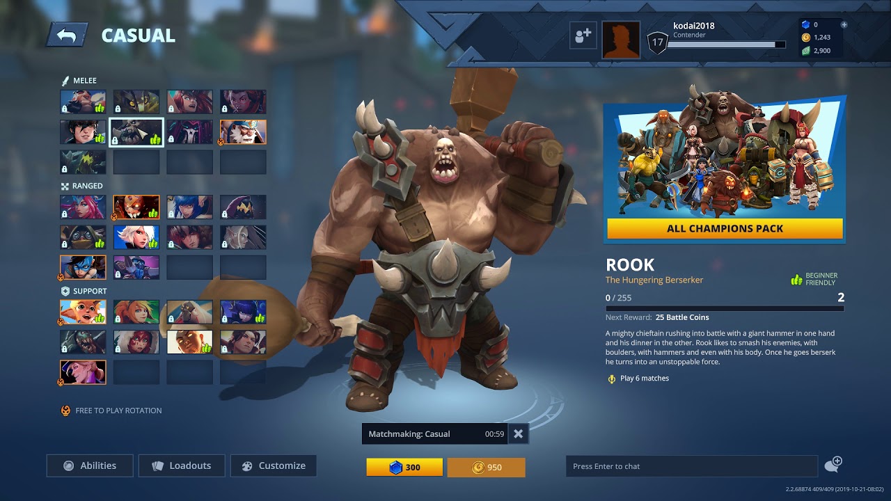Battlerite all Champion