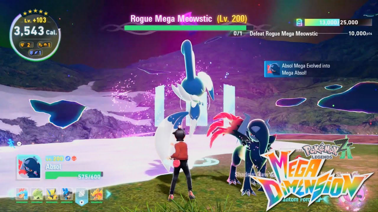 Legends Z-A Mega Dimension: Solo Lv.200, Rogue Mega Meowstic - Hyperspace Rampant Arena [SW2]