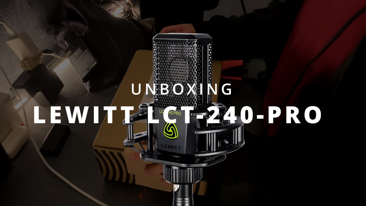 UNBOXING | Lewitt LCT-240-PRO | MEJOR MICROFONO CALIDAD PRECIO CONDENSADOR