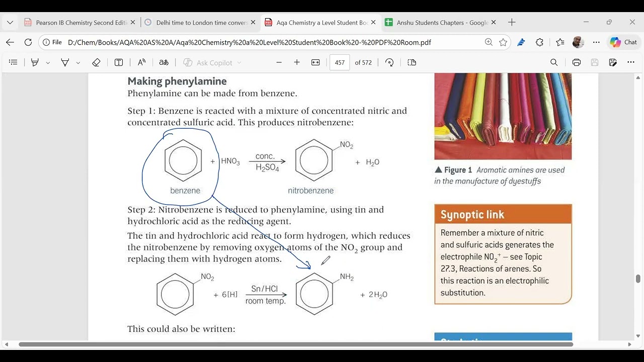 A Level Amines as nucleophiles and their synthesis