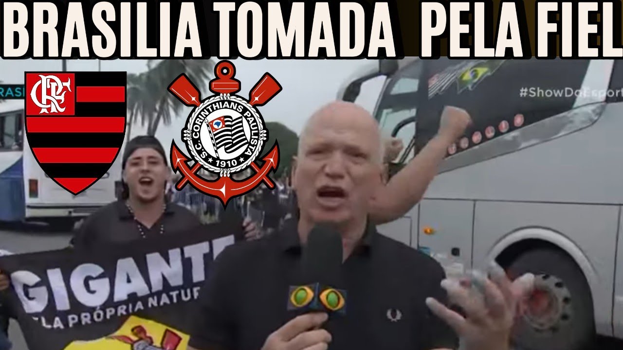 BRASILIA TOMADA  PELA FIEL EM BUSCA DE MAIS 1 TITULO . NOTICIAS DO CORINTHIANS HOJE