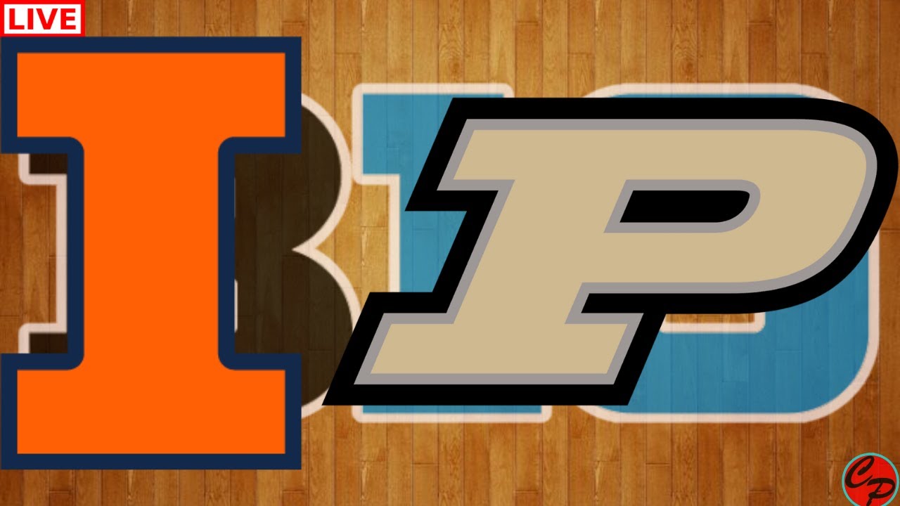 ILLINOIS vs PURDUE BIG 10 BASKETBALL LIVE GAME CAST & AUDIO
