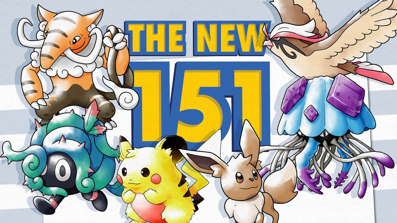 151 Kanto redesigns in 5 minutes!