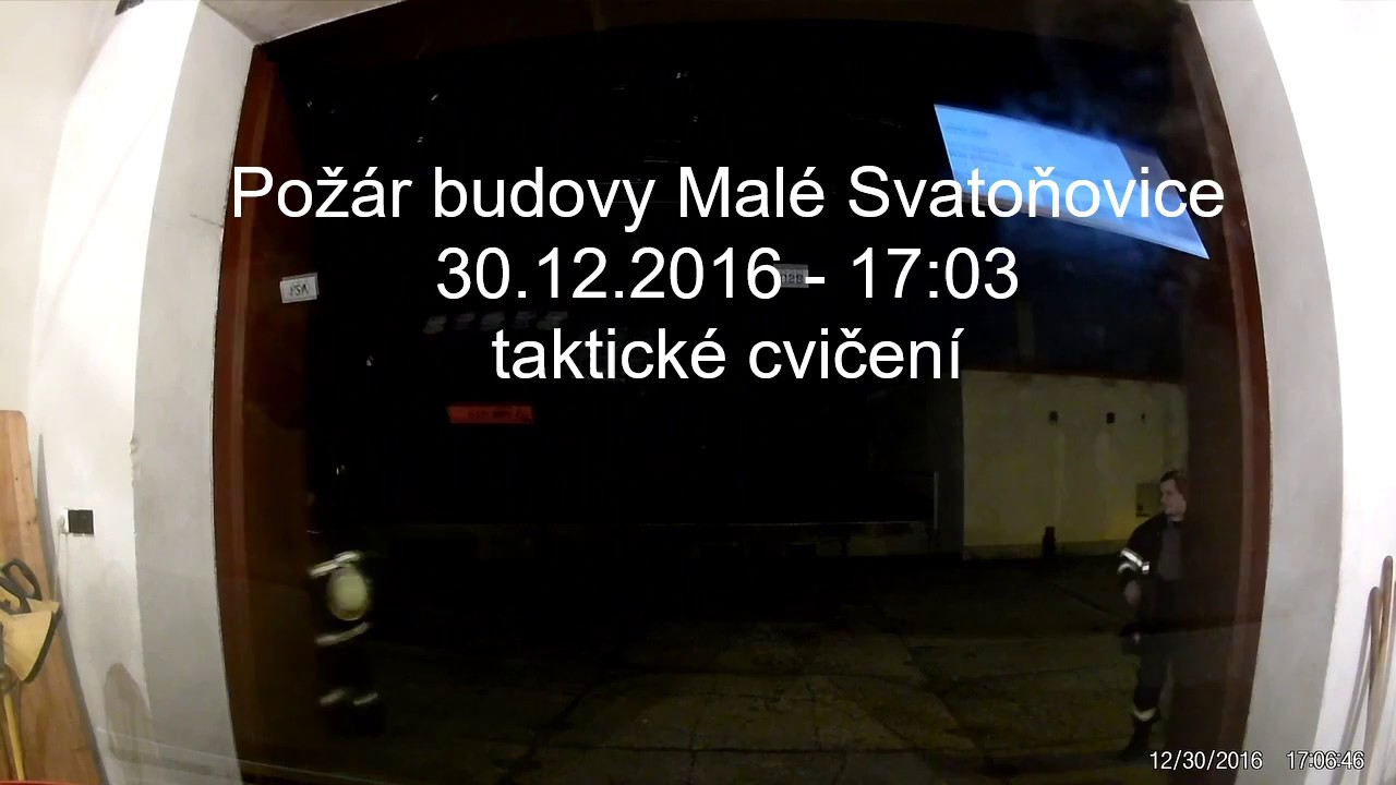 Výjezd: Malé Svatoňovice - Požár budovy - 30.12.2016 - Malé Svatoňovice, ul. Nádražní