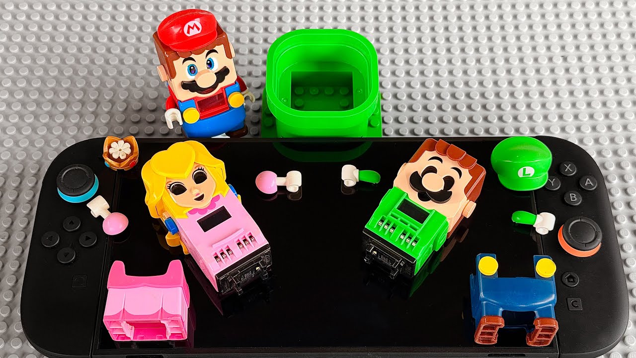 Lego Mario ОБЯЗАН найти 10 однослойных грибов! #legomario