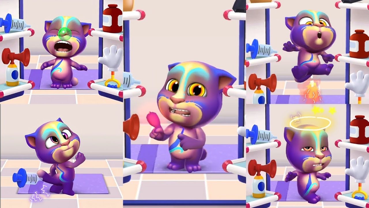 My Talking Tom 2 - Tom All Sick Moments  😵