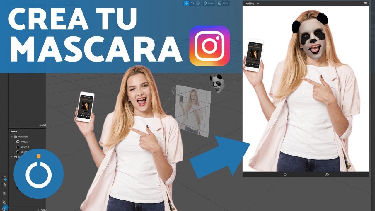 Cómo crear FILTROS para INSTAGRAM STORIES 🐼 Paso 1 - MÁSCARA
