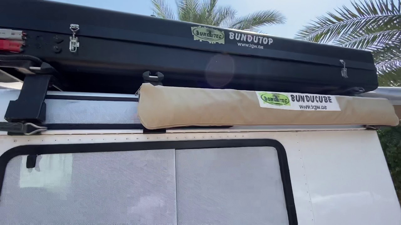 Bundutop and Bunduawn on trailer