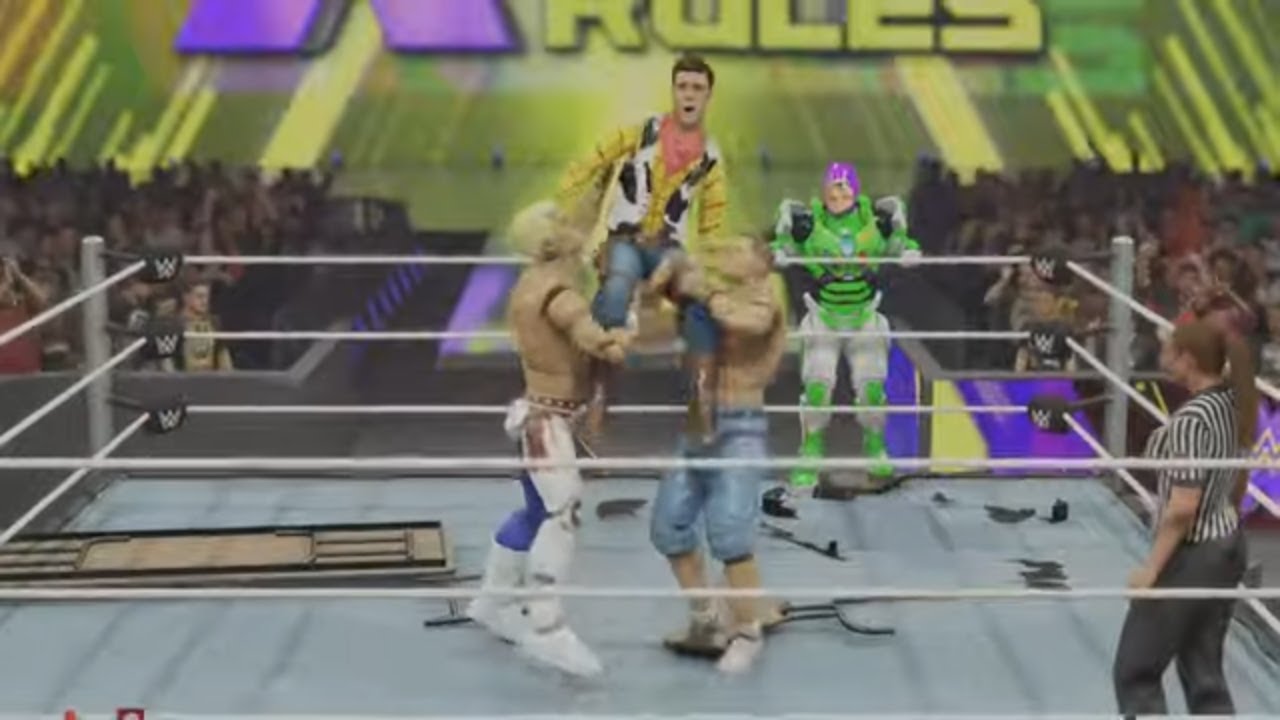 Cody and Cena vs Toy Story: The Most Ridiculous Wrestling Match Ever?