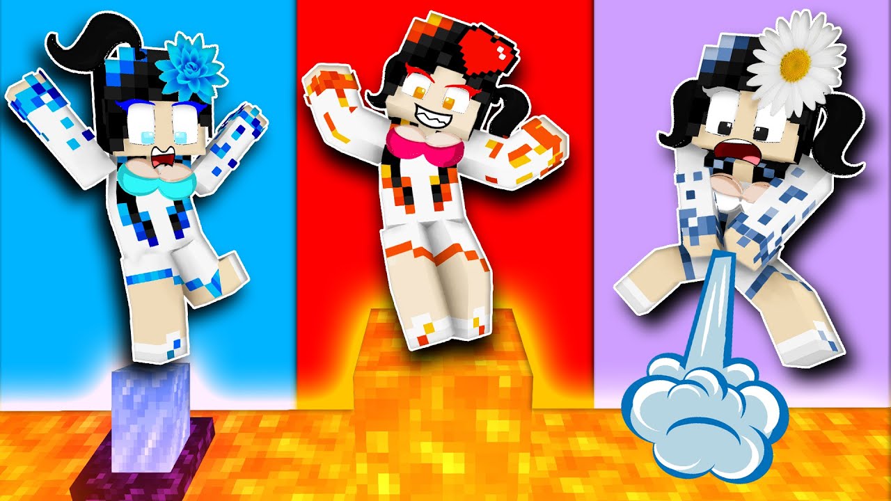 3 Sadako Elemental Sisters Floor Is Lava Challenge