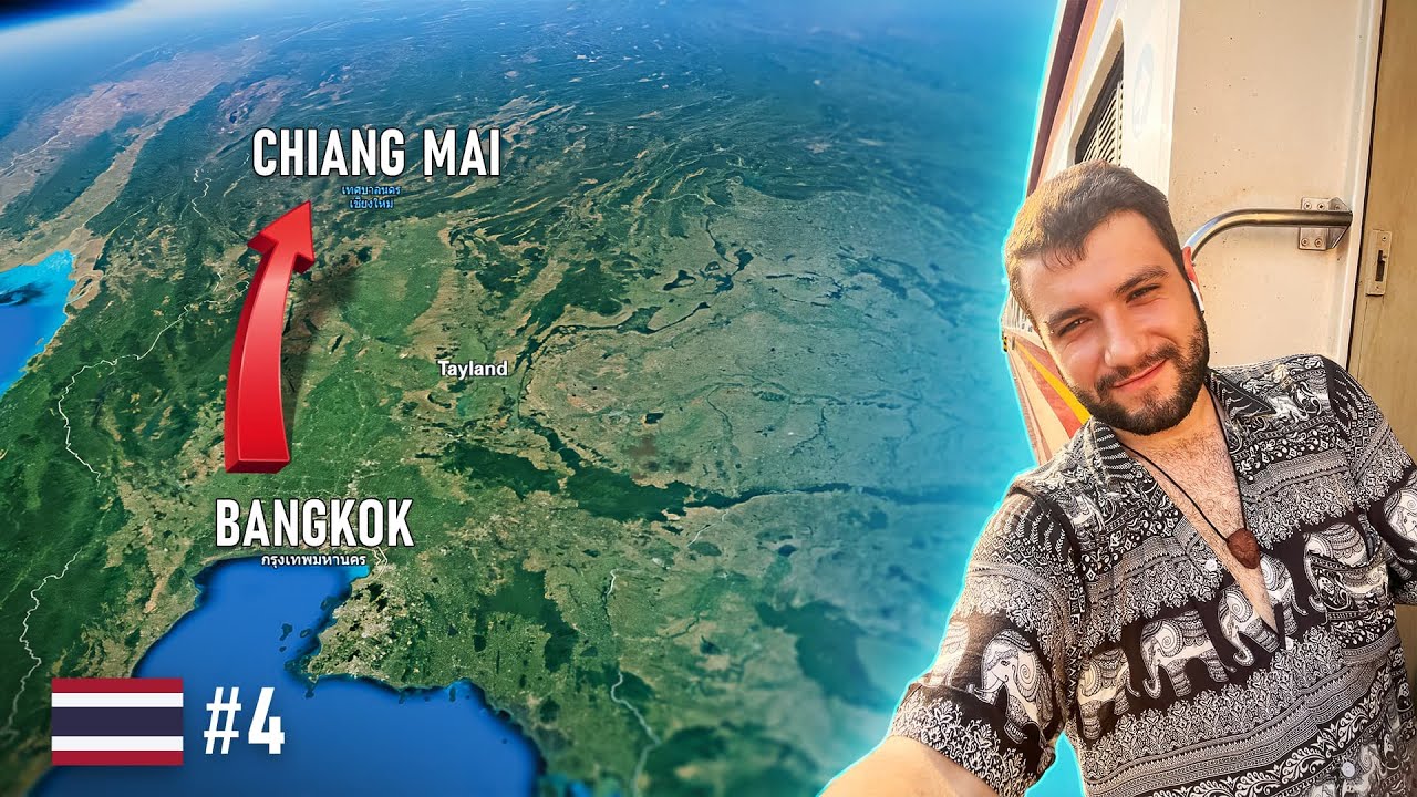 Tayland'da 14 Saat Tren Yolculuğu - Chiang Mai Gezisi ~4