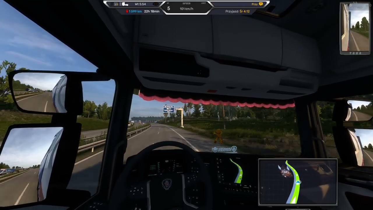 Euro Truck Simulator 2  POZNAN-LIMOGES