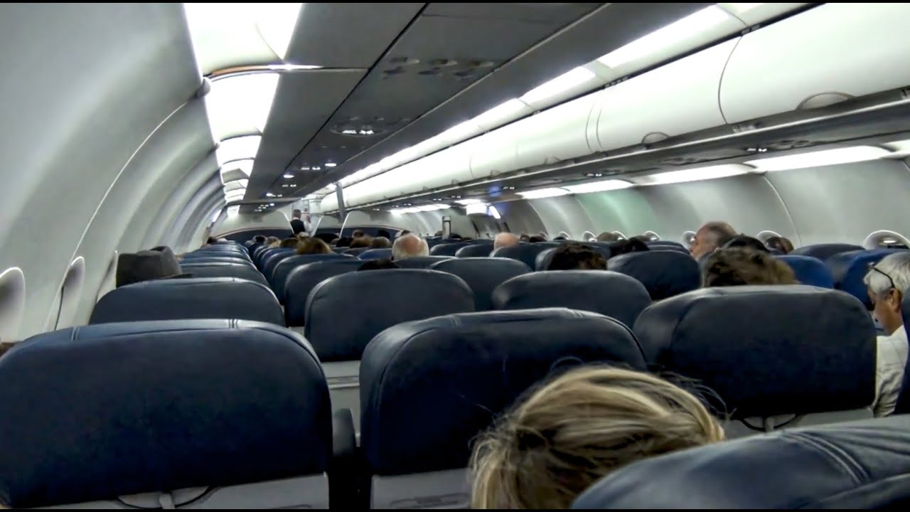 USAirways Airbus A321 Red-Eye Flight / Los Angeles to Charlotte
