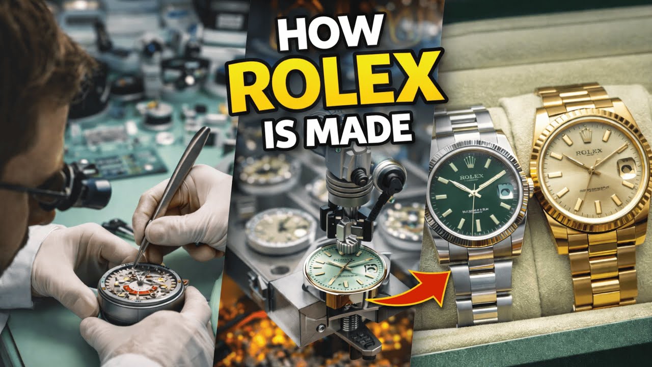 How Rolex Watches Are Made — Inside a Luxury Watch Factory