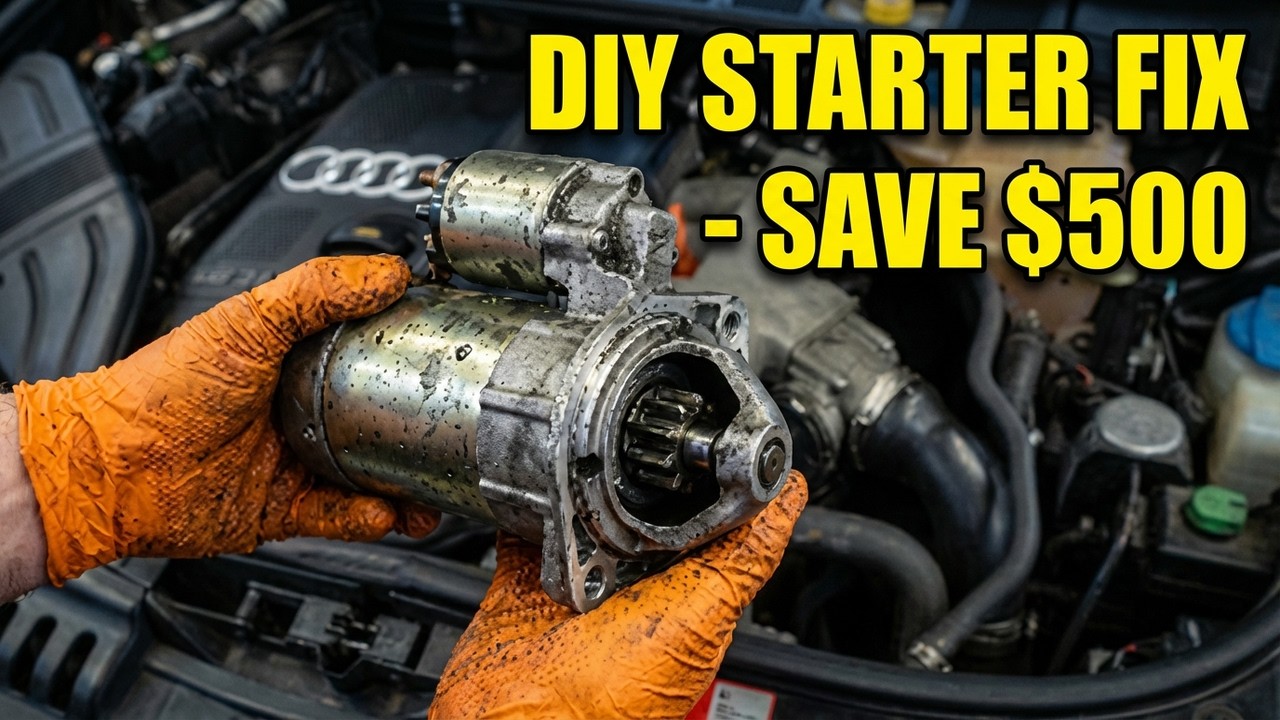 Replace Your Audi A4 2001-2005 Starter FAST and EASY!